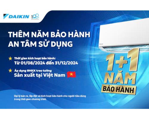 Mua Ngay Daikin - Th&ecirc;m Năm Bảo H&agrave;nh - An T&acirc;m Chất &ldquo;Nhật&rdquo;